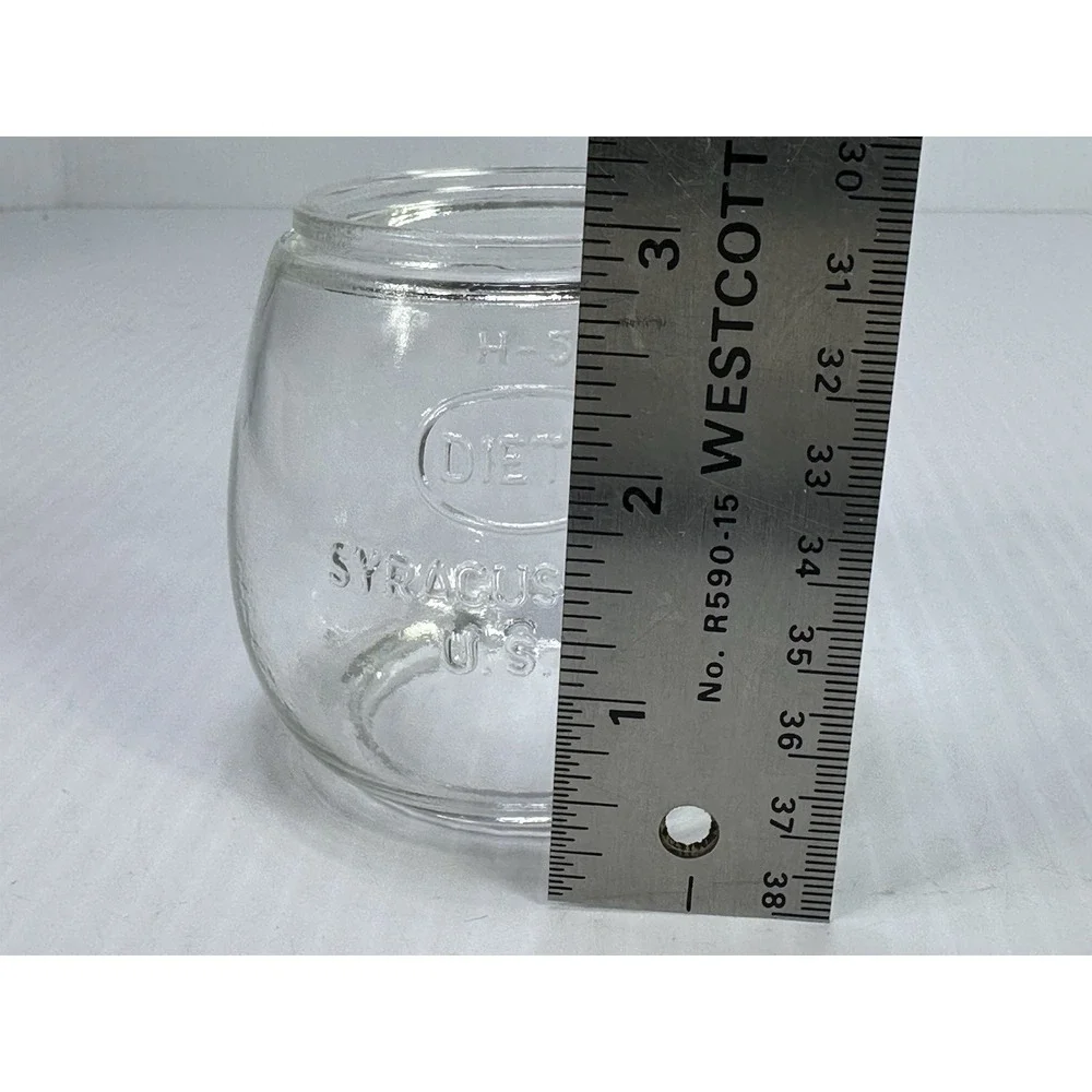 VINTAGE H-5 DIETZ COMET CLEAR GLASS LANTERN GLOBE SYRACUSE N.Y. USA‎
